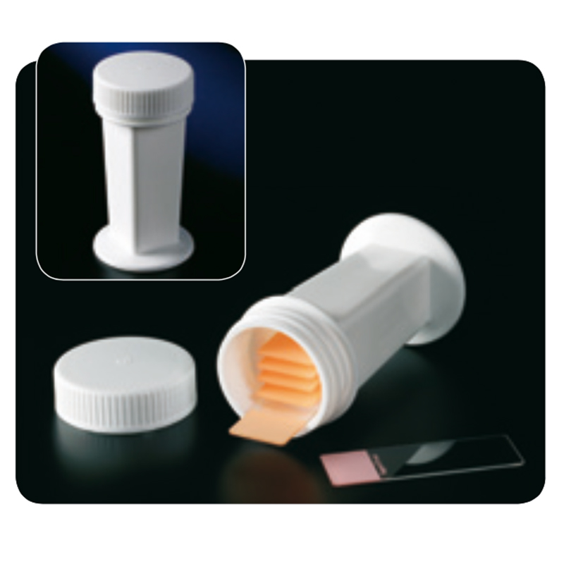 Staining Jar, Coplin, pp, for 5 slides, with screw cap Labchem Catalog