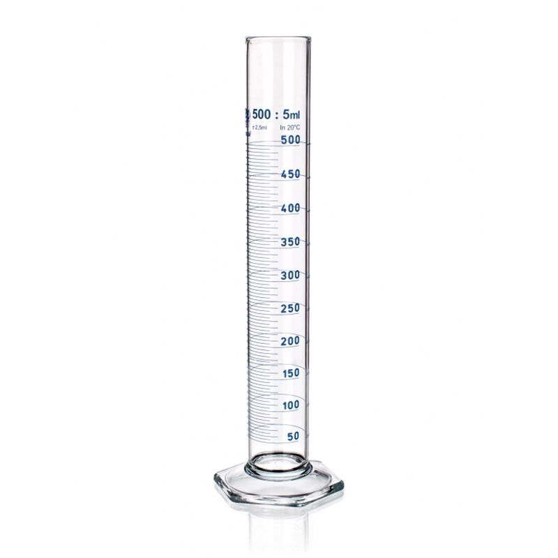 Cylinder measuring, hexagonal base, tall form, Class A - Labchem Catalog