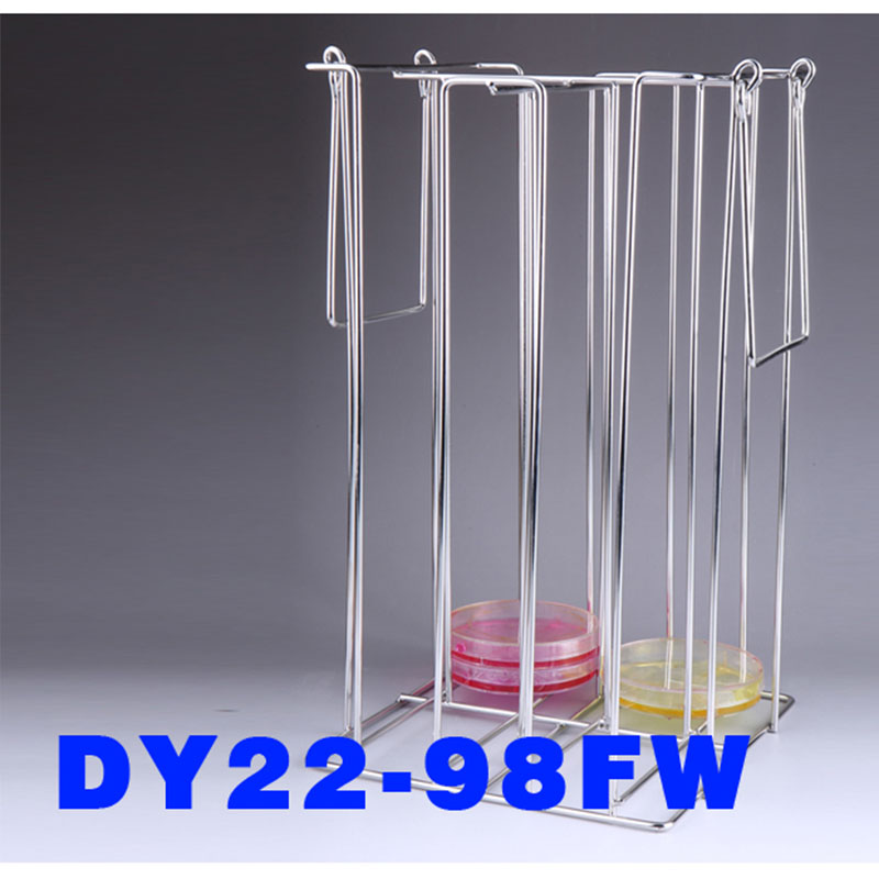 Petri dish Rack, Stainless Steel, holds 80pcs of 90x15mm Petri dish