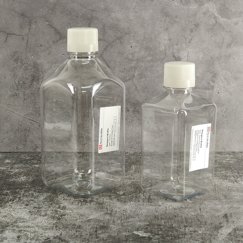 Reagent Bottle, PET, Square, Sterile, RNase & DNase free Labchem Catalog