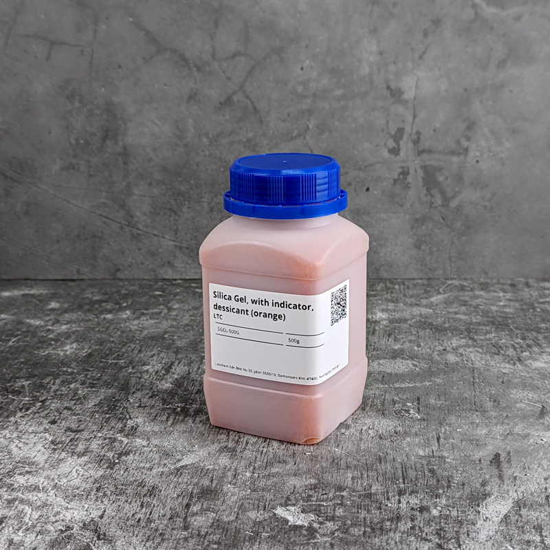 Silica Gel, with indicator, dessicant (orange) Labchem Catalog