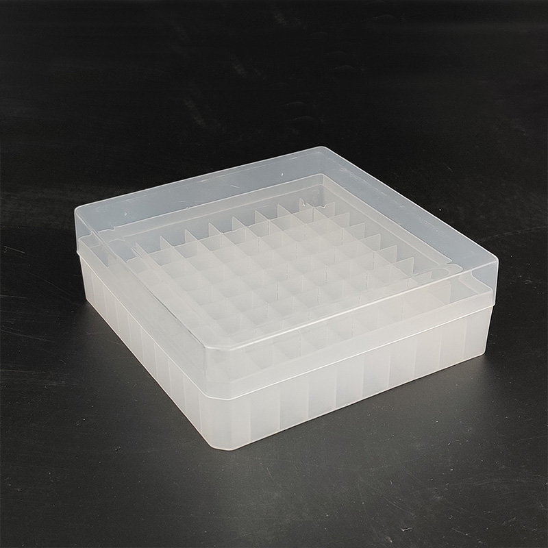 Storage Rack/Box, 100-place, for 2ml cryovial/microtube/cuvette ...